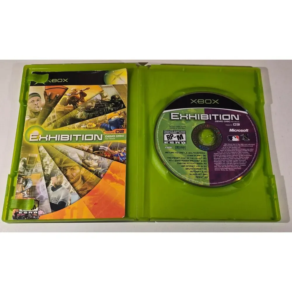 Original Xbox Exhibition Demo Disc Lot Vol 2 3 5 6